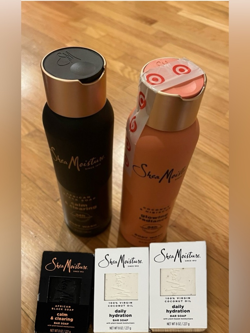 5pk SheaMoisture Body Wash and Bar Soap (New)